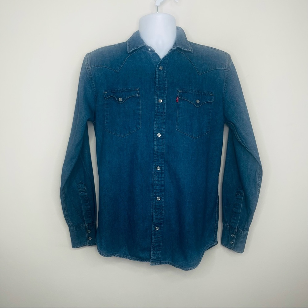 LEVI’S MALE DENIM LONG SLEEVE SHIRT